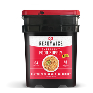 84 Serving ReadyWise Gluten Free Grab and Go Bucket