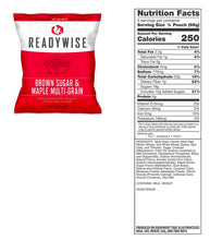 7 Day Emergency Dry Bag 60 Servings Breakfast and Entrée Grab and Go