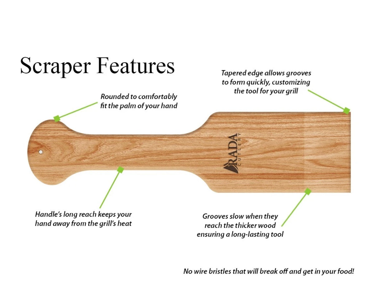 How To Make A Hardwood BBQ Grill Scraper