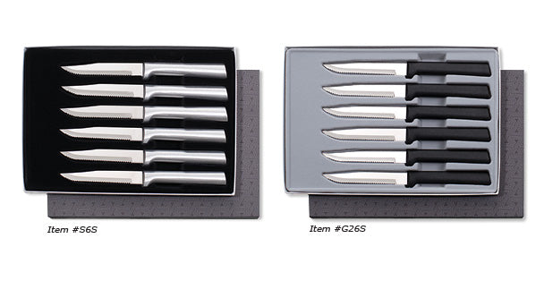 Rada - 6 Piece Serrated Steak Knives Gift Set - G26S