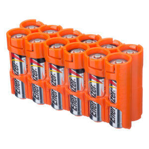 Storacell 12AA Pack Battery Caddy (Orange) - CEG & Supply LLC