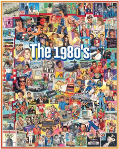 The Eighties 1000 PC Puzzle-White Mountain Puzzles - CEG & Supply LLC