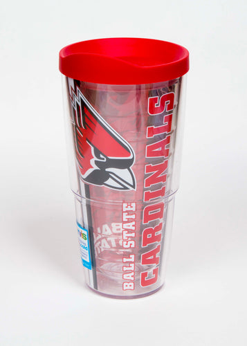 Ball State Pride 24 oz Tervis Tumbler with lid - CEG & Supply LLC