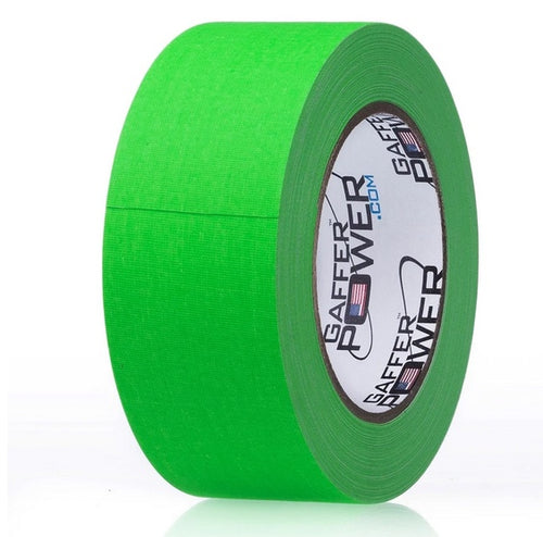 Gaffer Power Gaffer Tape, 2 Inch x 30 Yards - Fluorescent Green