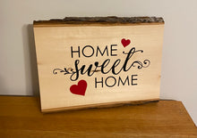 Home Sweet Home Wooden Sign