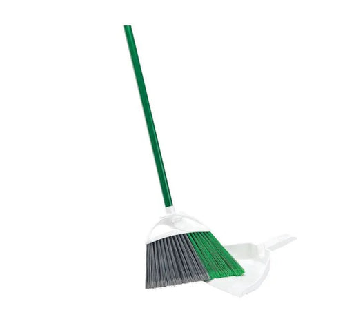 Libman Precision Angle® Broom with Dust Pan Set, 11