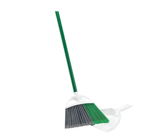 Libman Precision Angle® Broom with Dust Pan Set, 11" W