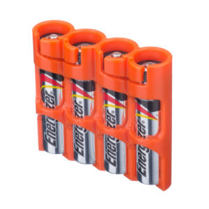 Storacell SlimLine AAA 4 Pack (Orange) - CEG & Supply LLC
