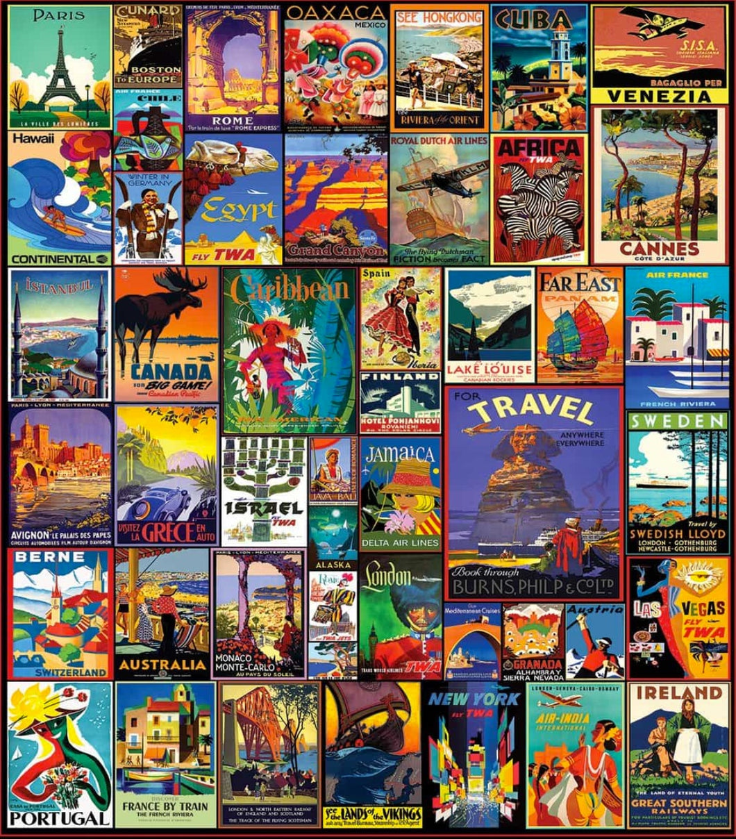 Travel The World - 550 Piece Jigsaw Puzzle