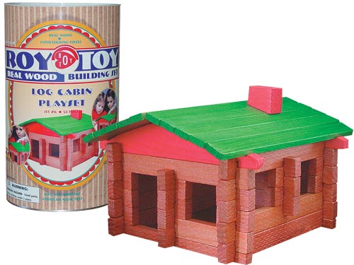 Roy Toy Classic Log Cabin Playset - CEG & Supply LLC