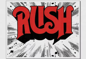 Rush Cover Tin Sign