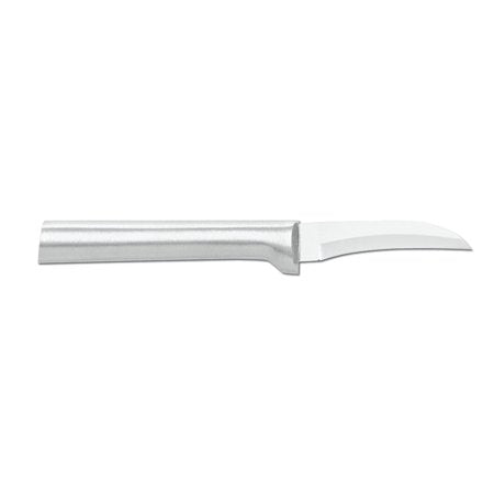 Rada Cutlery Small Peeling Paring Knife Stainless Steel Blade With Brushed  Aluminum Made in the USA, 6-1/8 Inches, Silver Handle