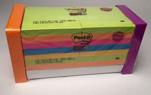 Post It Notes 3x3 14 Pack x 90 Sheets with 2 Dispensers - CEG & Supply LLC