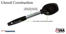 W980 Rada Non-Scratch Spoon Black Handle - CEG & Supply LLC